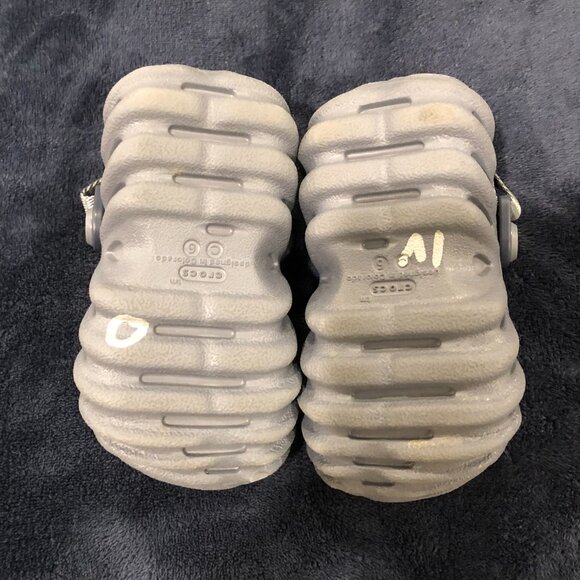Crocs Echo Clogs, Gray, size C6 - Picture 2 of 7